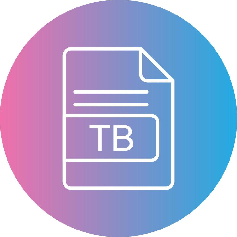 tuberculosis archivo formato línea degradado circulo icono vector