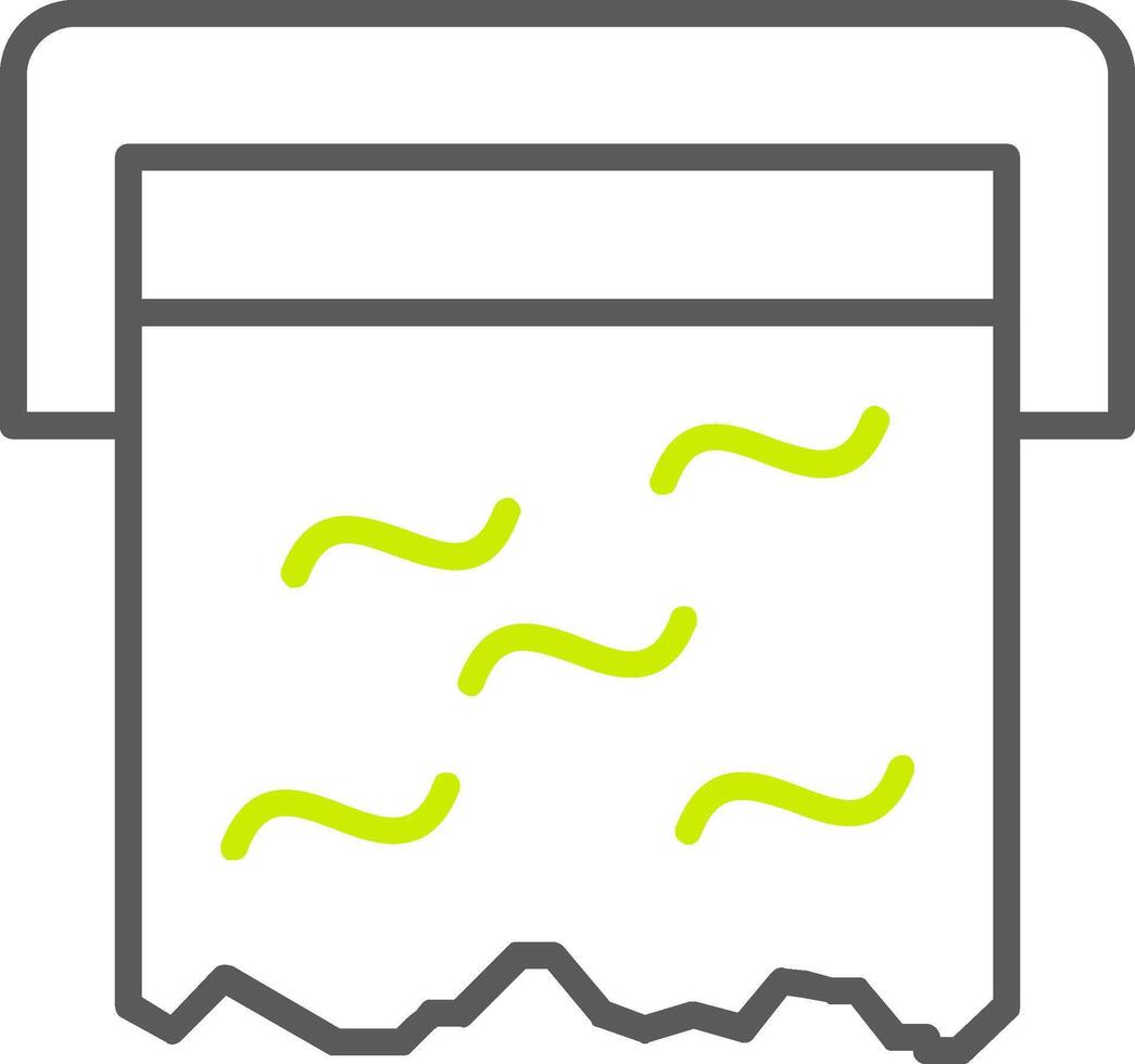 Foil Line Two Color Icon vector