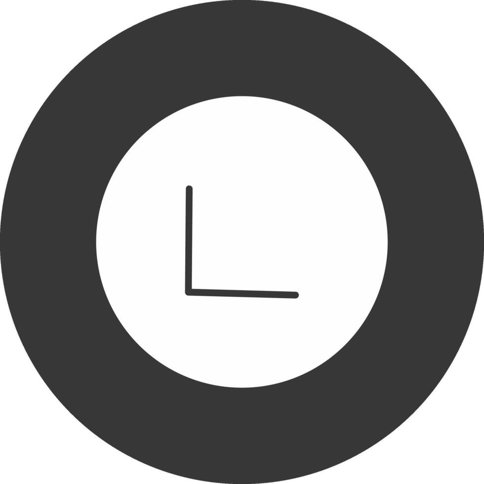 Chevron Glyph Inverted Icon vector