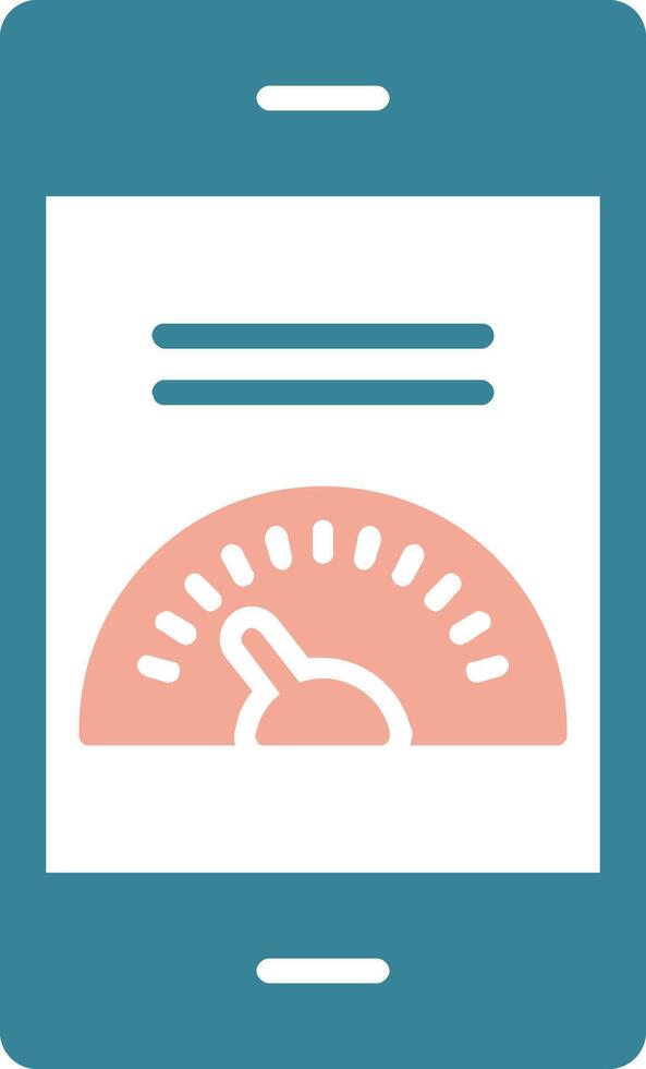 Dashboard Glyph Two Color Icon vector