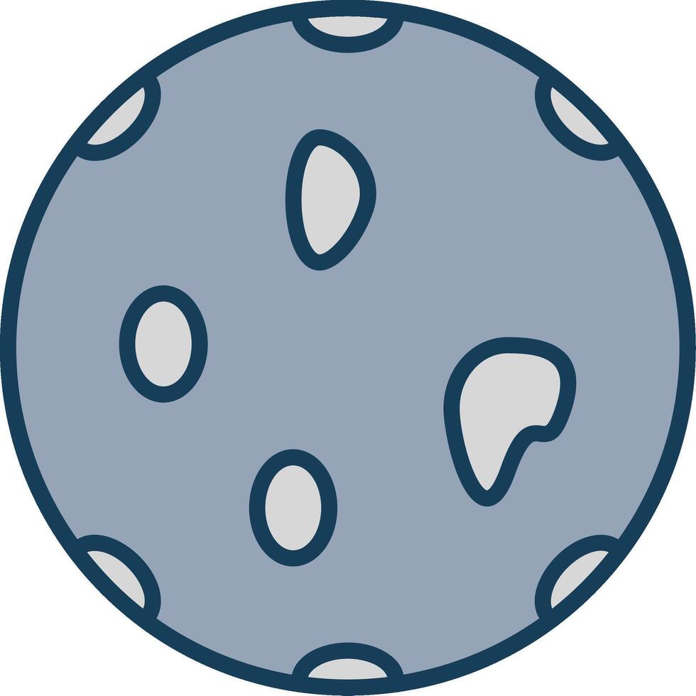 Sponge Line Filled Grey Icon vector