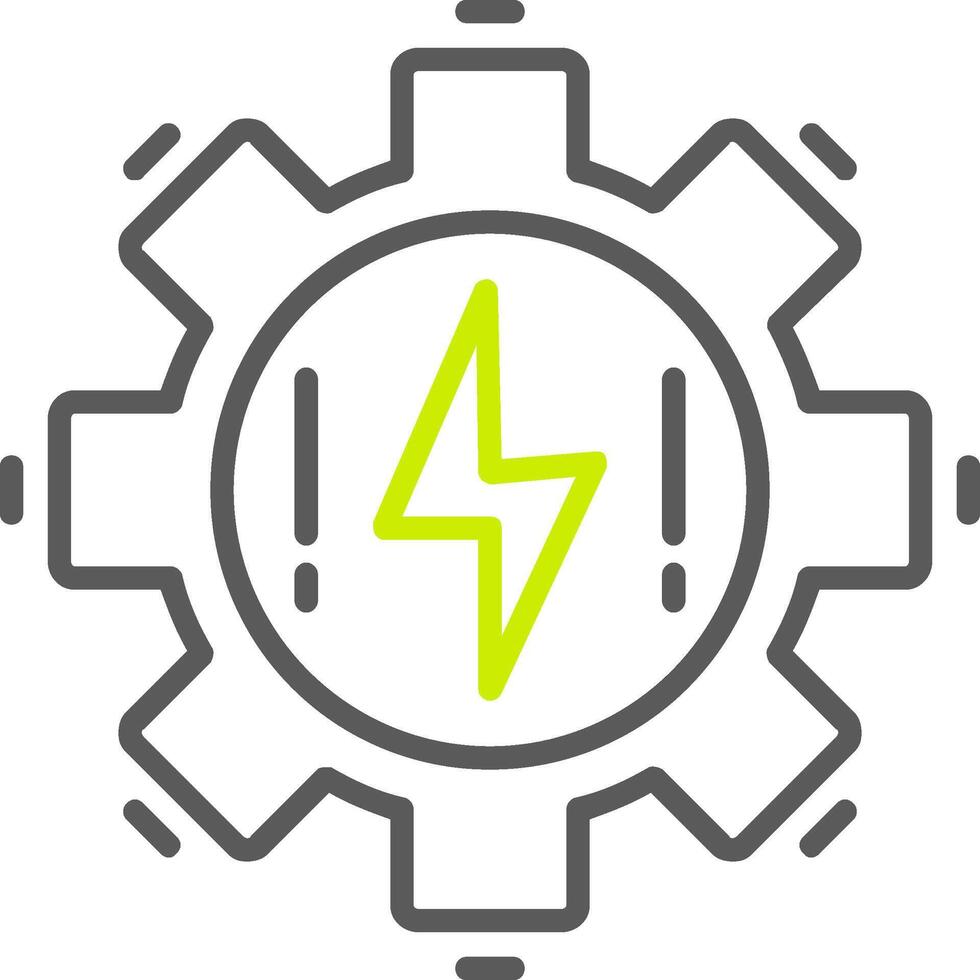 Electrical Line Two Color Icon vector