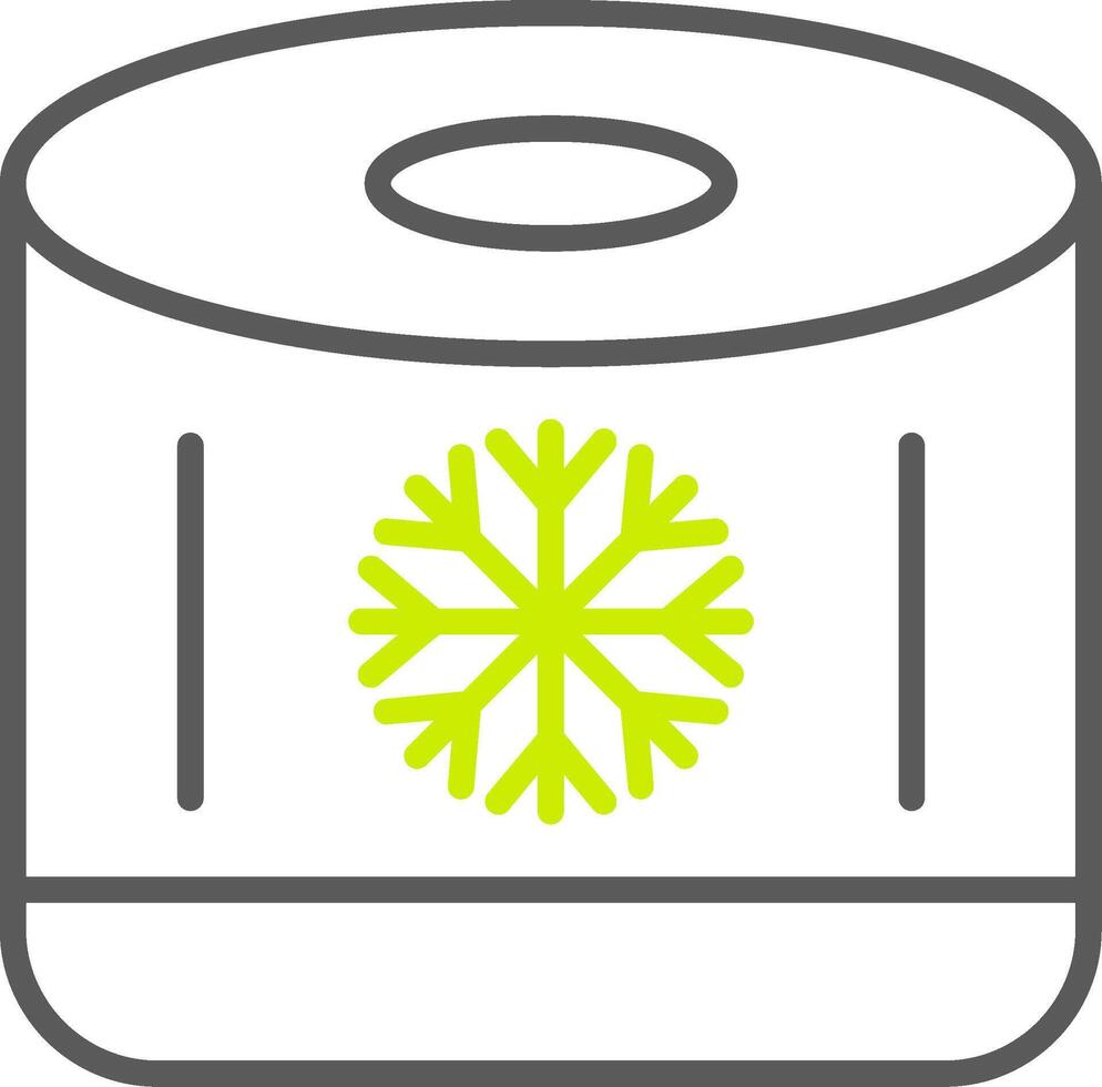 Air Filter Line Two Color Icon vector