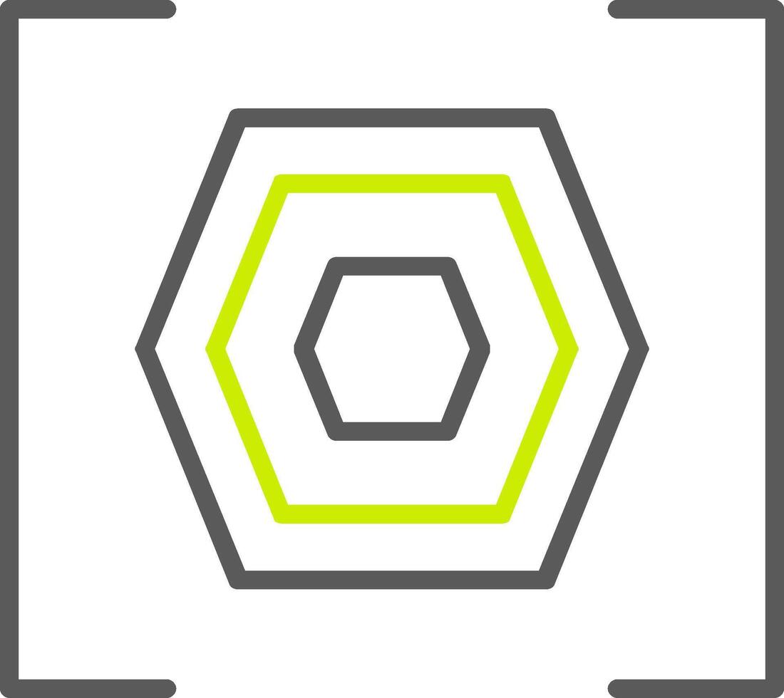 Bracket Line Two Color Icon vector