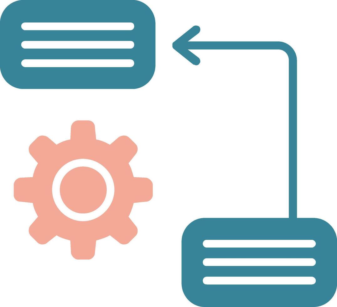 Prioritize Glyph Two Color Icon vector