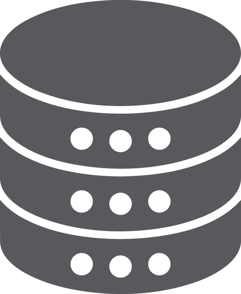 Storage data icon symbol image for database illustration vector