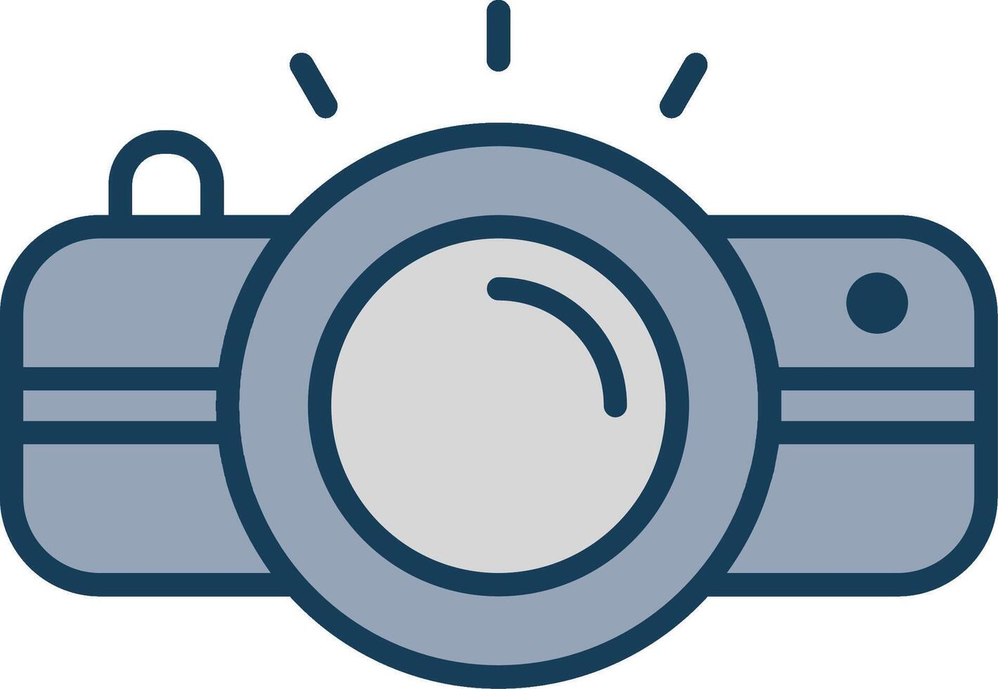 Projector Line Filled Grey Icon vector