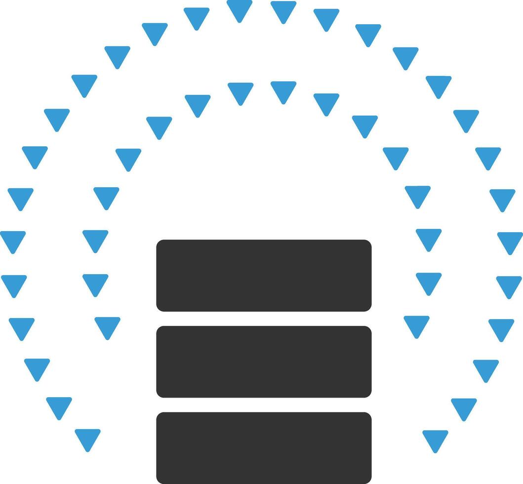 Storage data icon symbol image for database illustration vector