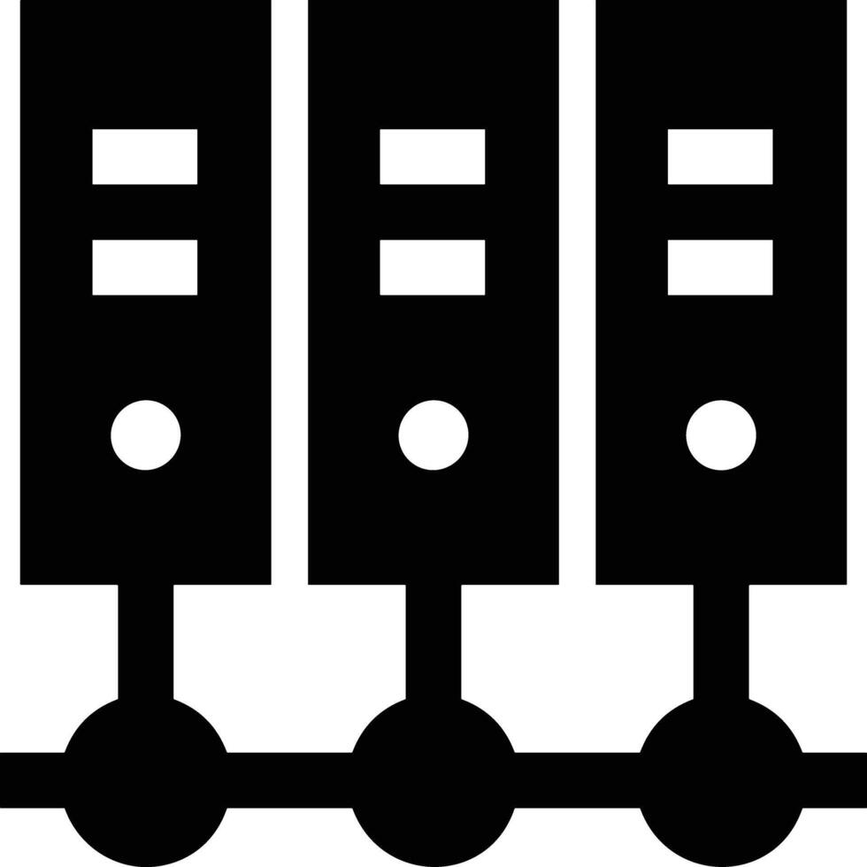 almacenamiento datos icono símbolo imagen para base de datos ilustración vector