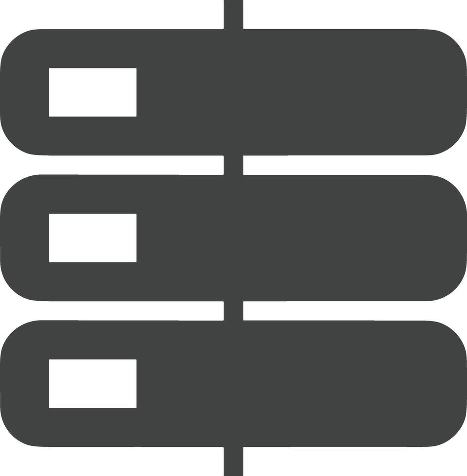 Storage data icon symbol image for database illustration vector