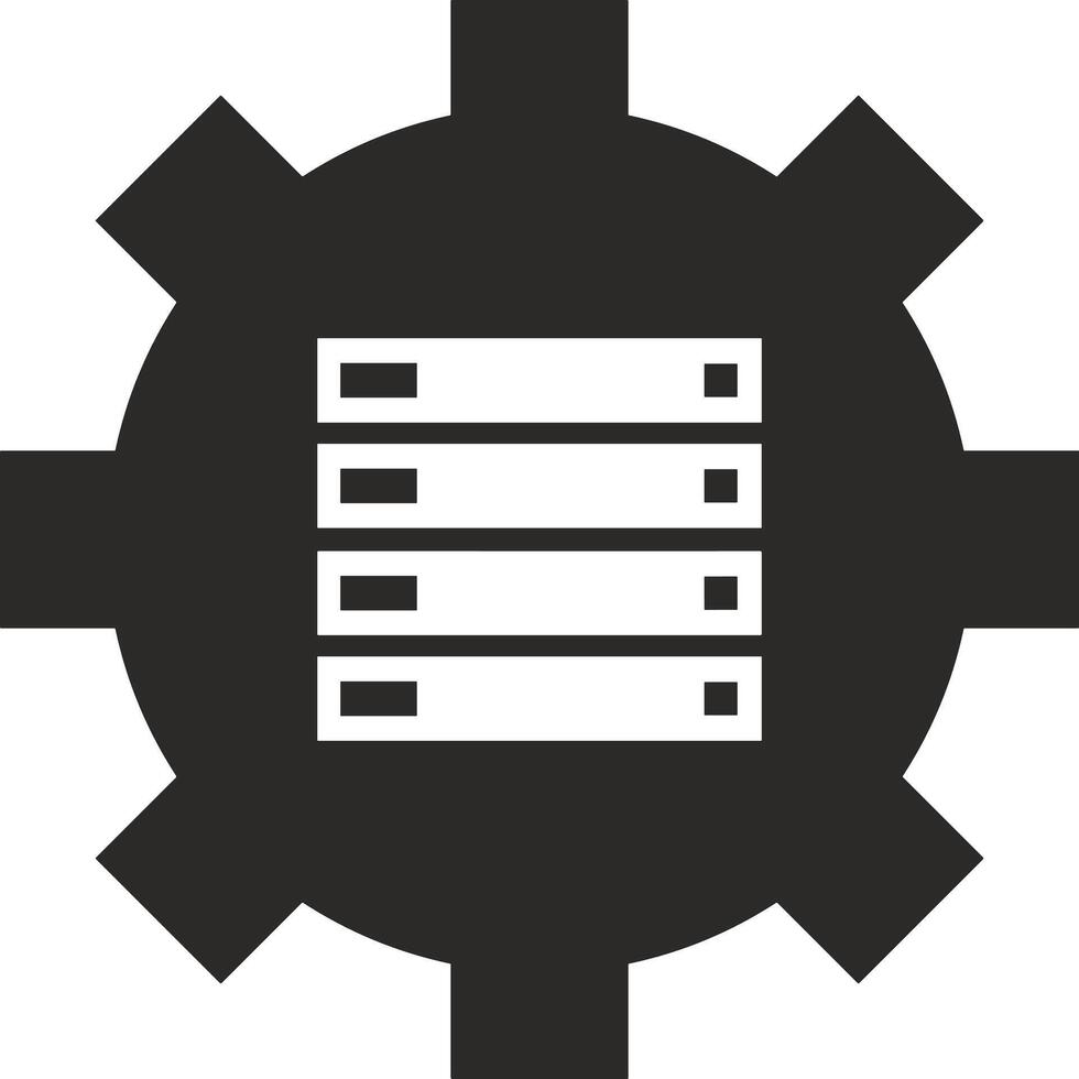 Storage data icon symbol image for database illustration vector