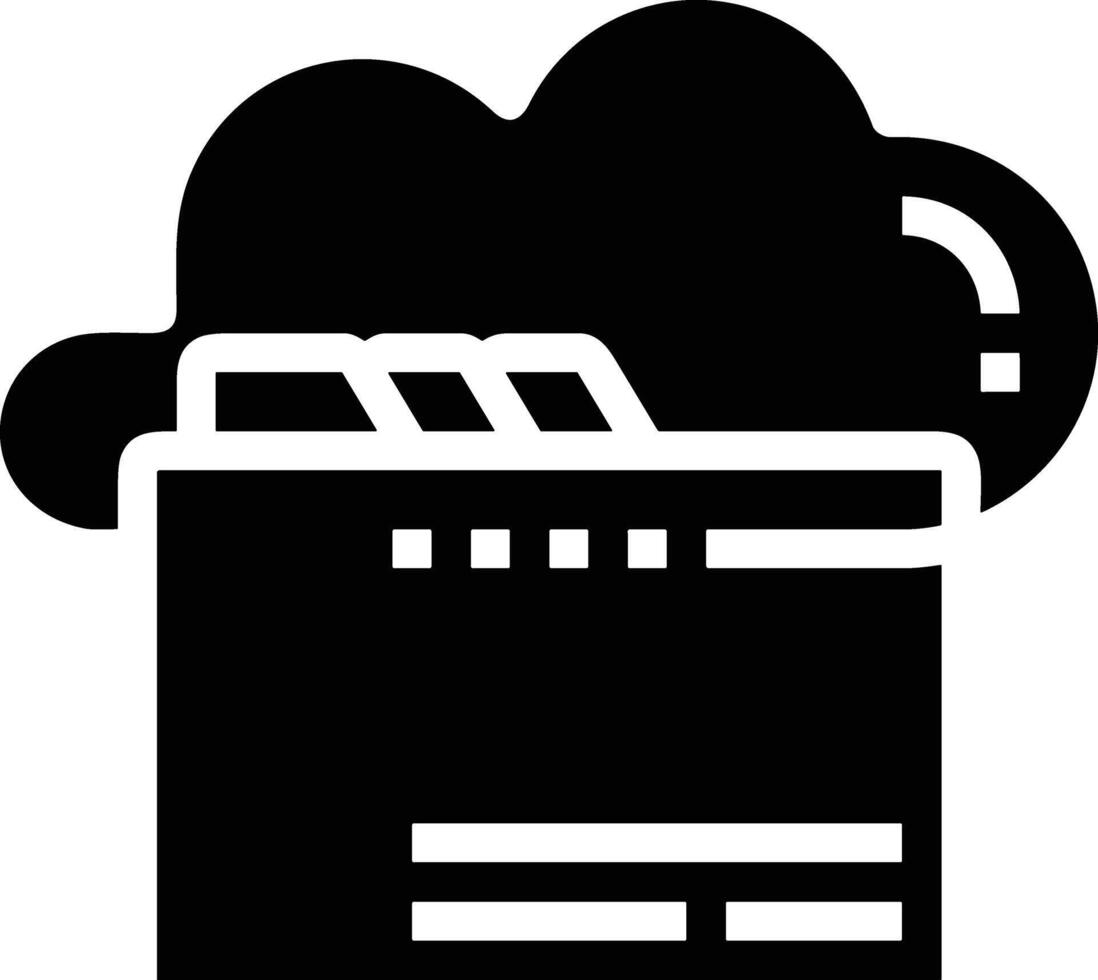 Storage data icon symbol image for database illustration vector