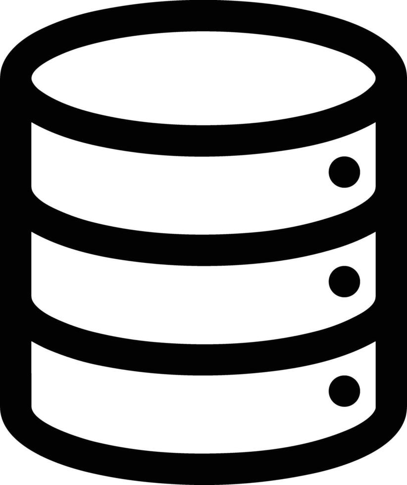 Storage data icon symbol image for database illustration vector