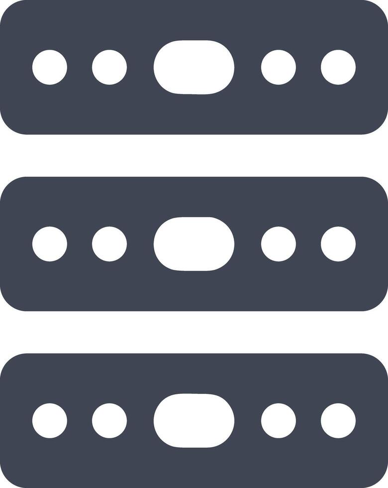 Storage data icon symbol image for database illustration vector