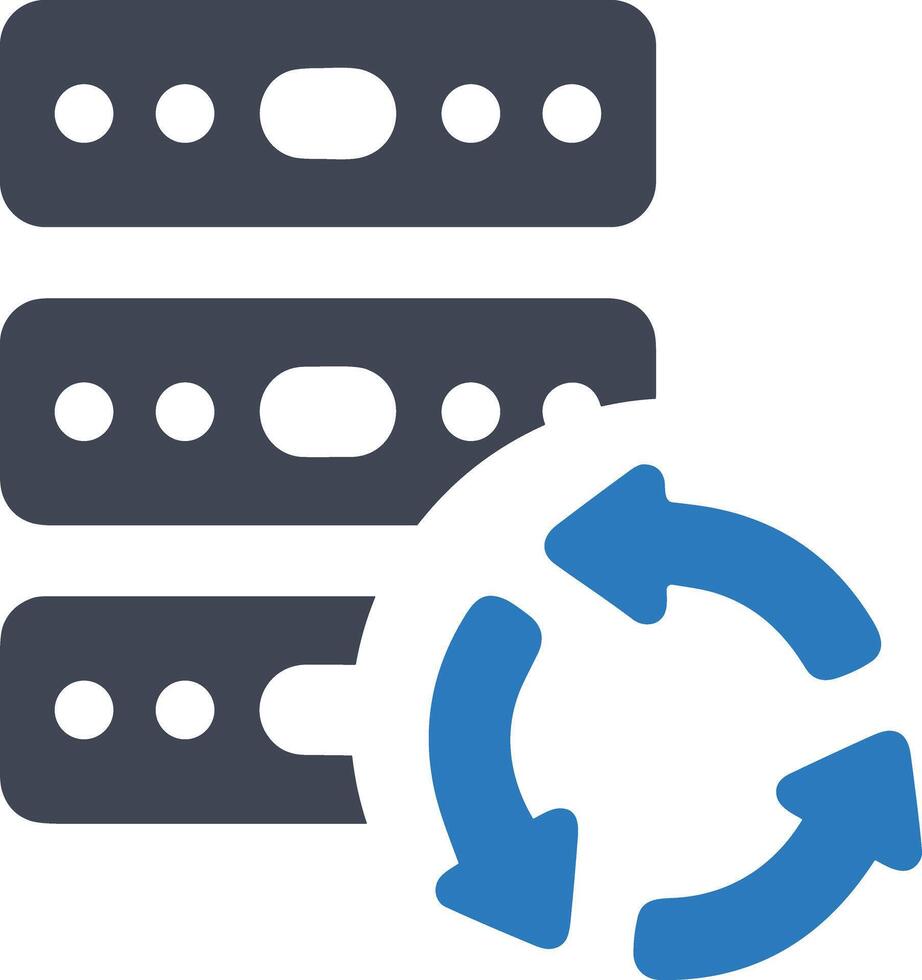 Storage data icon symbol image for database illustration vector
