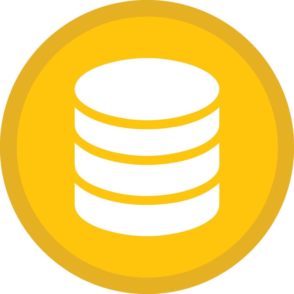 Storage data icon symbol image for database illustration vector