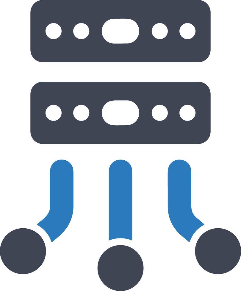 Storage data icon symbol image for database illustration vector