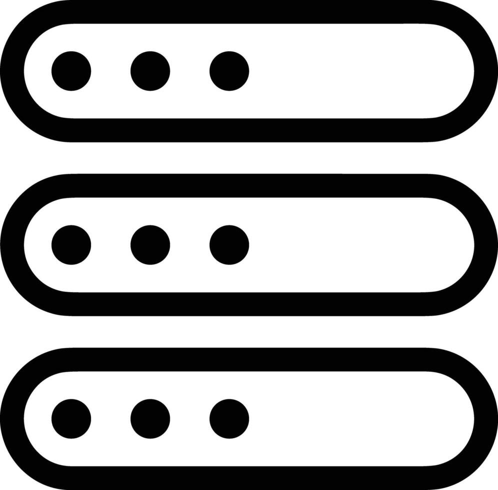 Storage data icon symbol image for database illustration vector