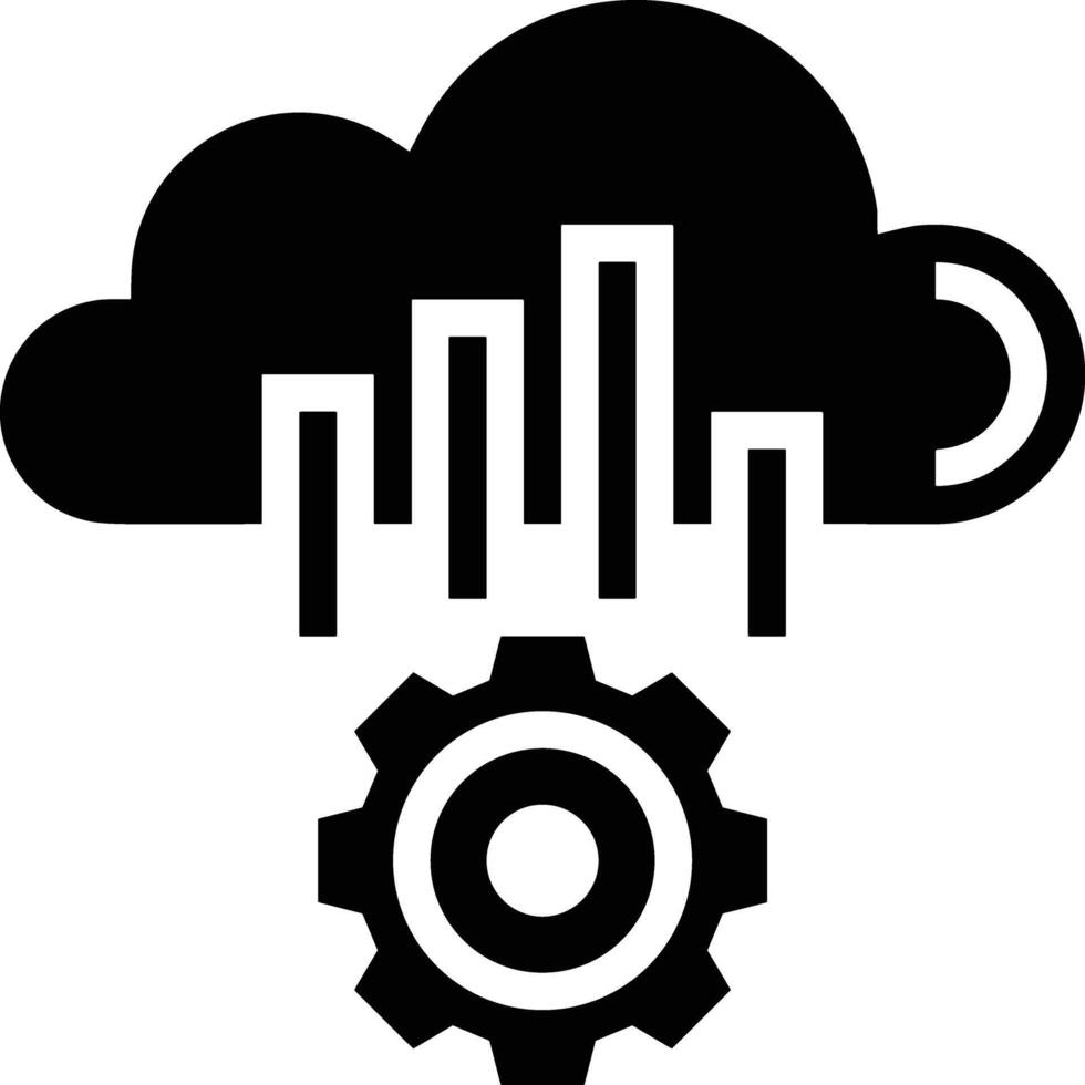 almacenamiento datos icono símbolo imagen para base de datos ilustración vector