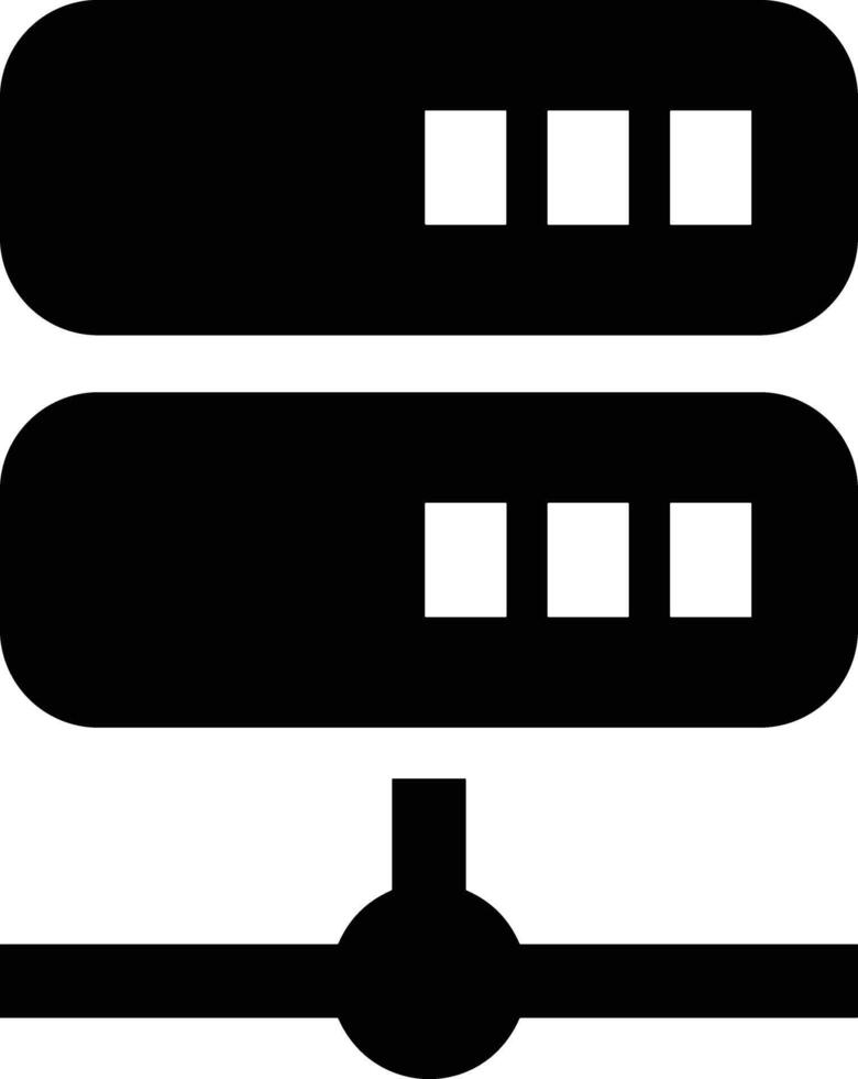 Storage data icon symbol image for database illustration vector