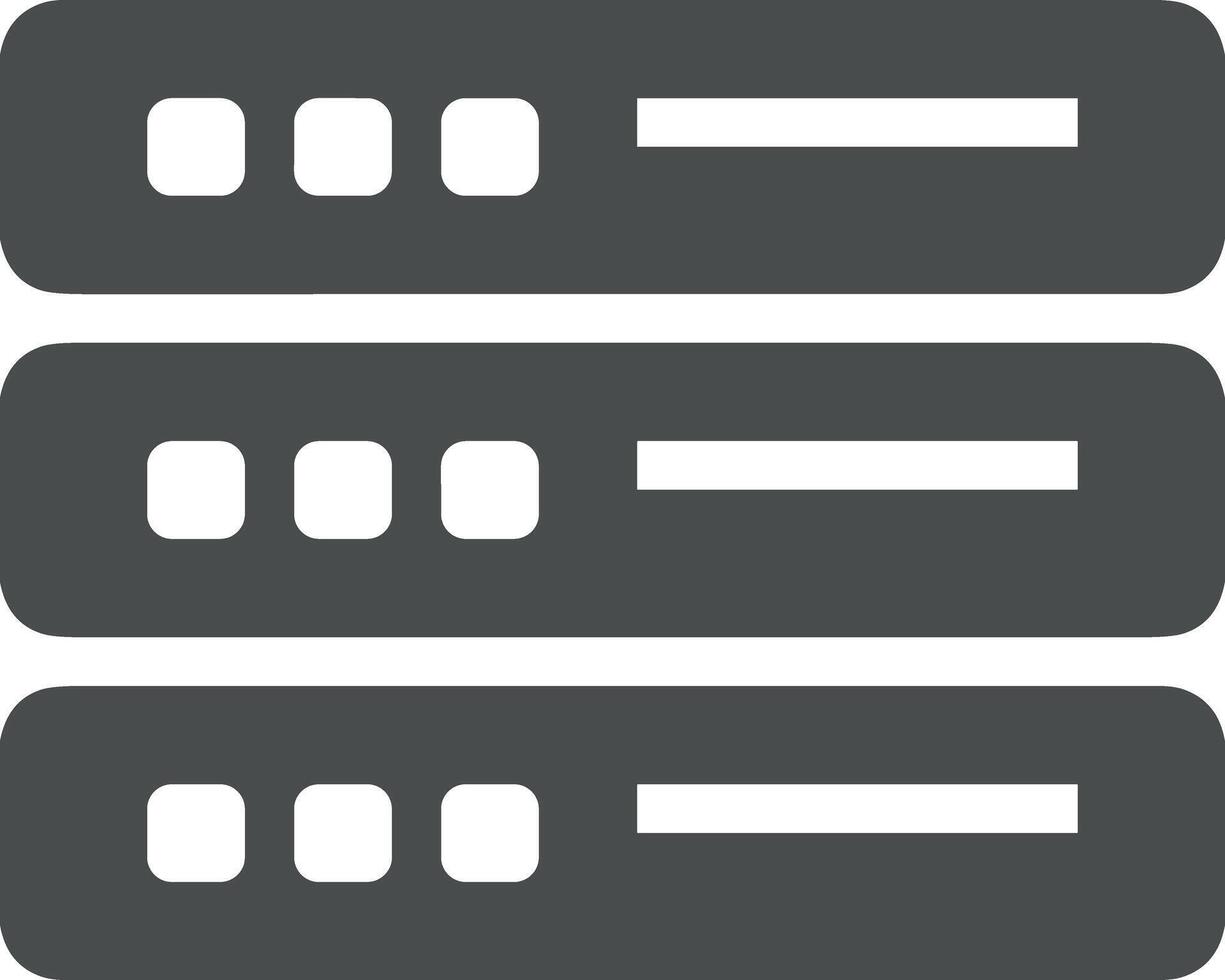Storage data icon symbol image for database illustration vector