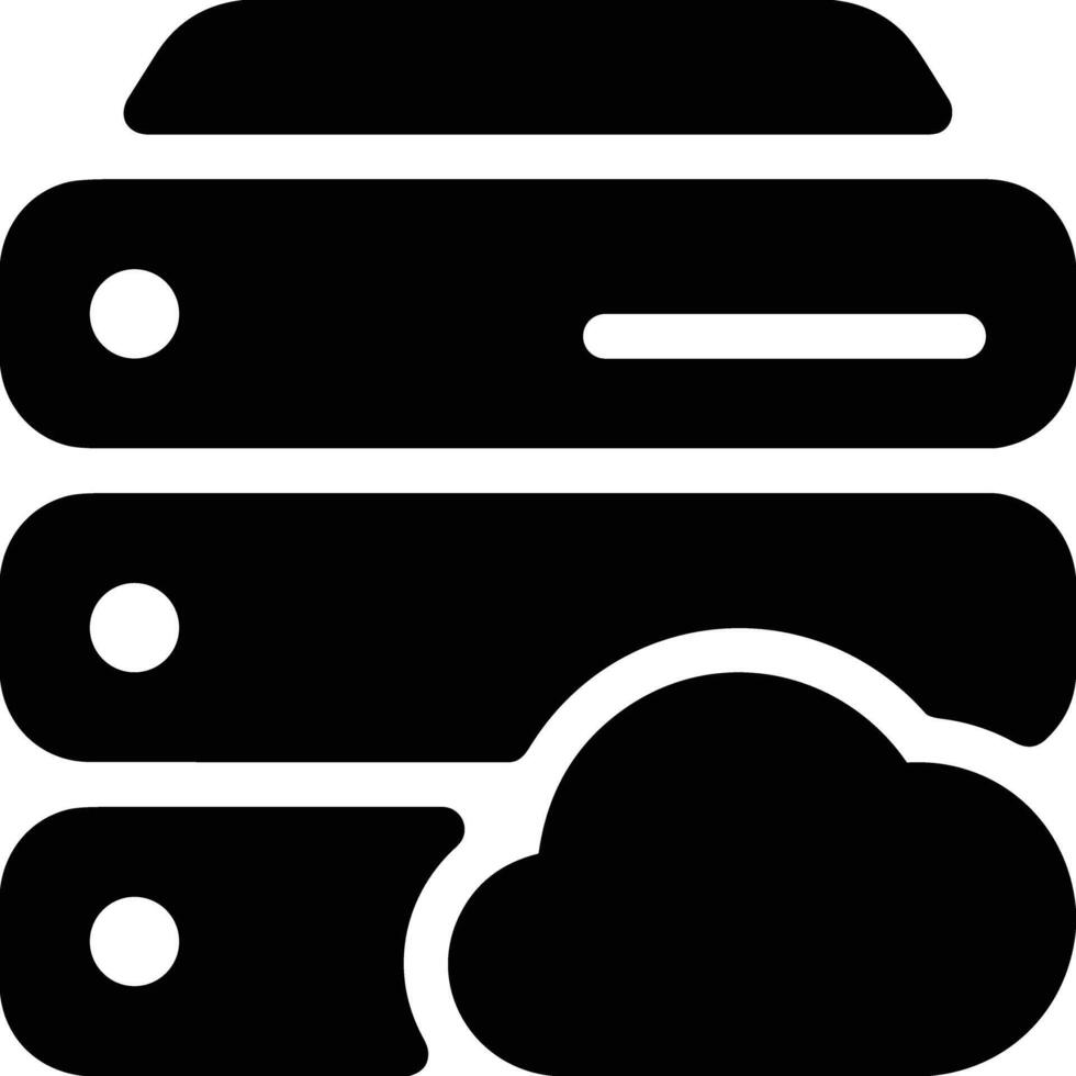 Storage data icon symbol image for database illustration vector
