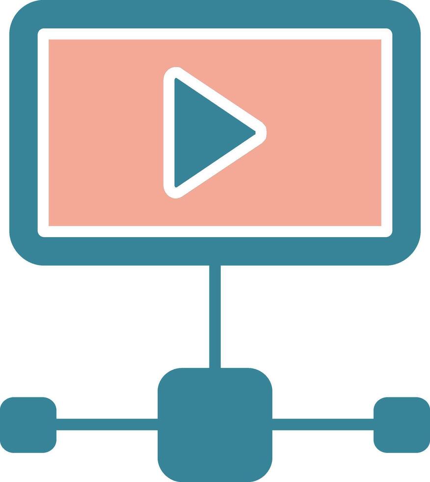 Glyph Two Color Icon vector