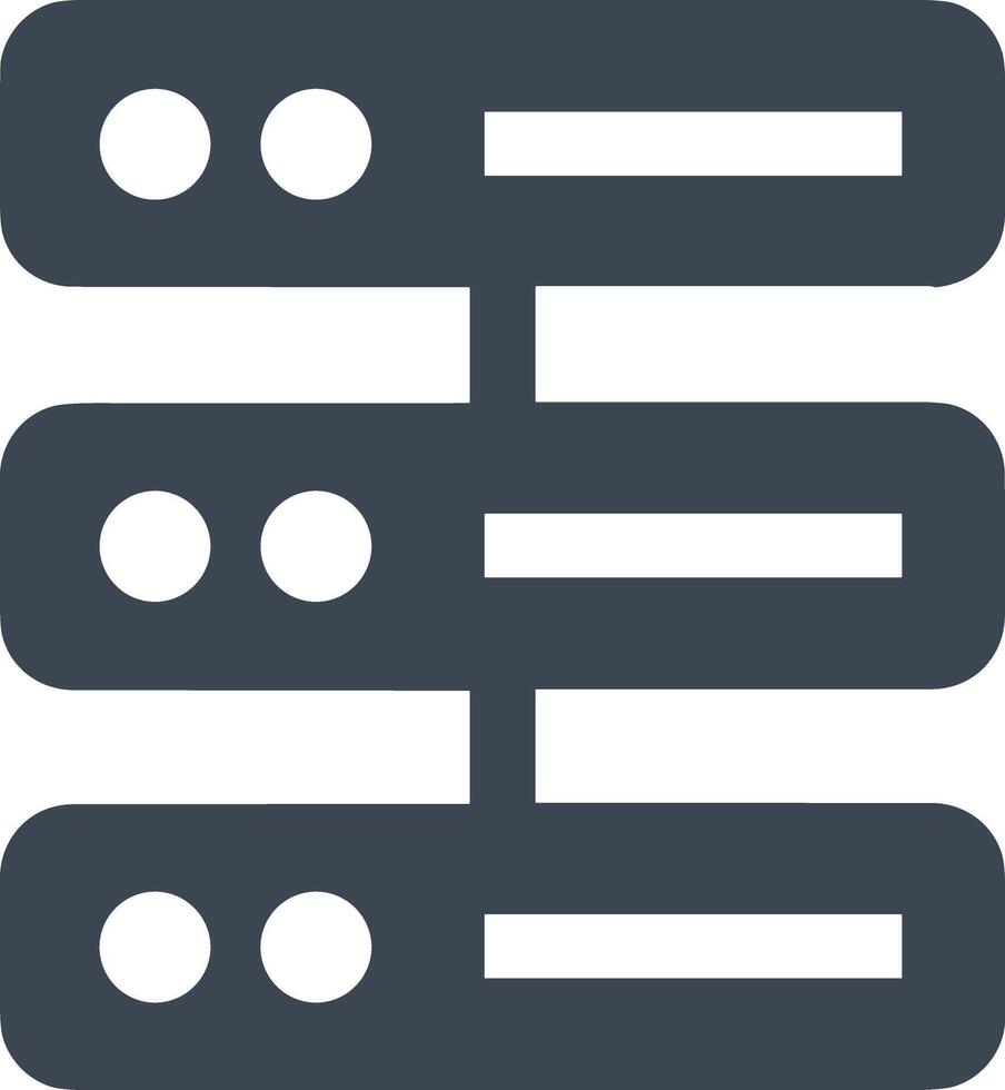 Storage data icon symbol image for database illustration vector