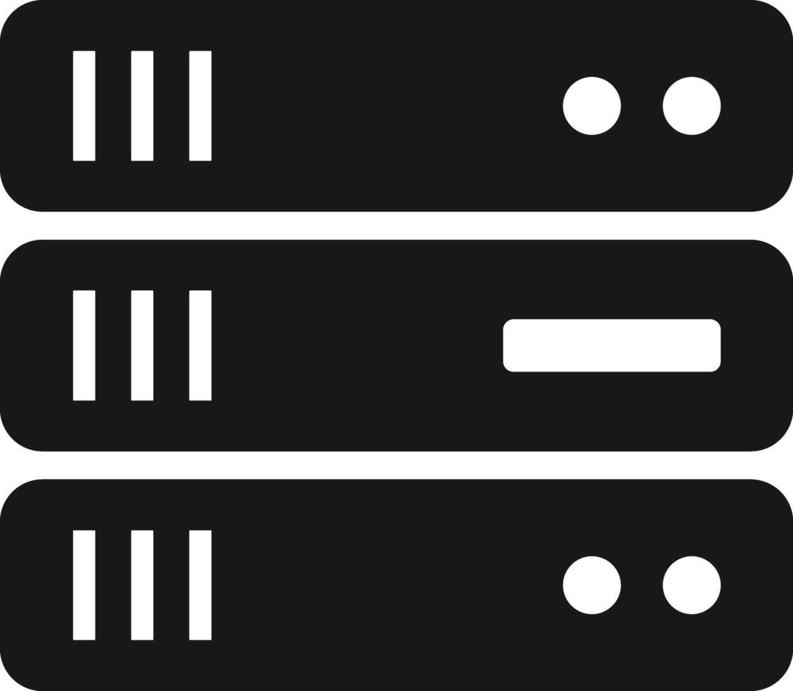 Storage data icon symbol image for database illustration vector