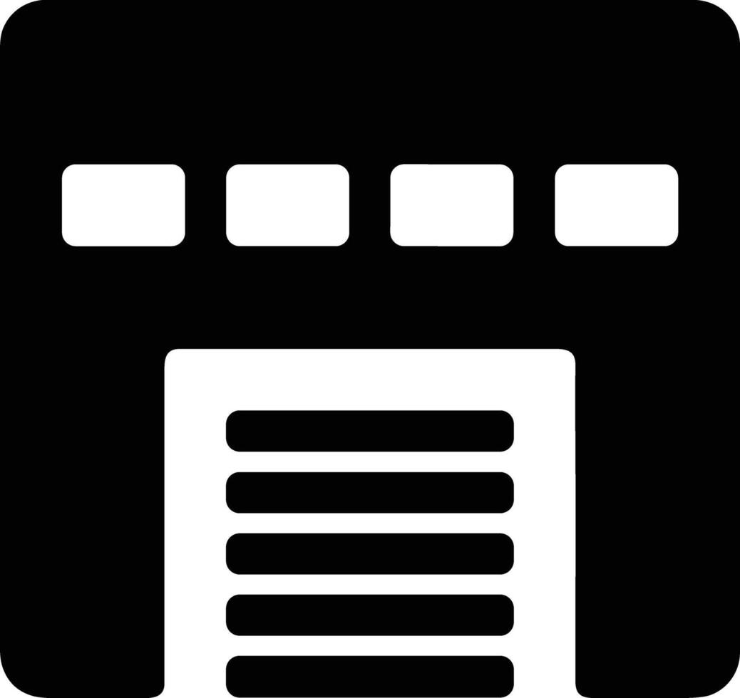 Storage data icon symbol image for database illustration vector