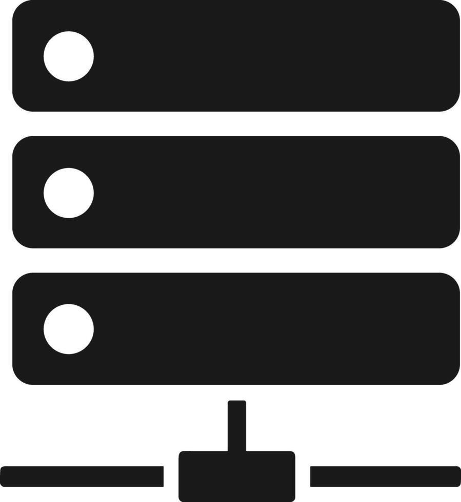 Storage data icon symbol image for database illustration vector