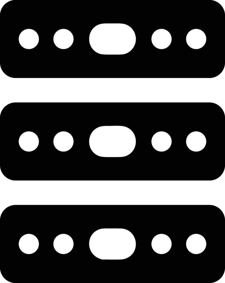 Storage data icon symbol image for database illustration vector