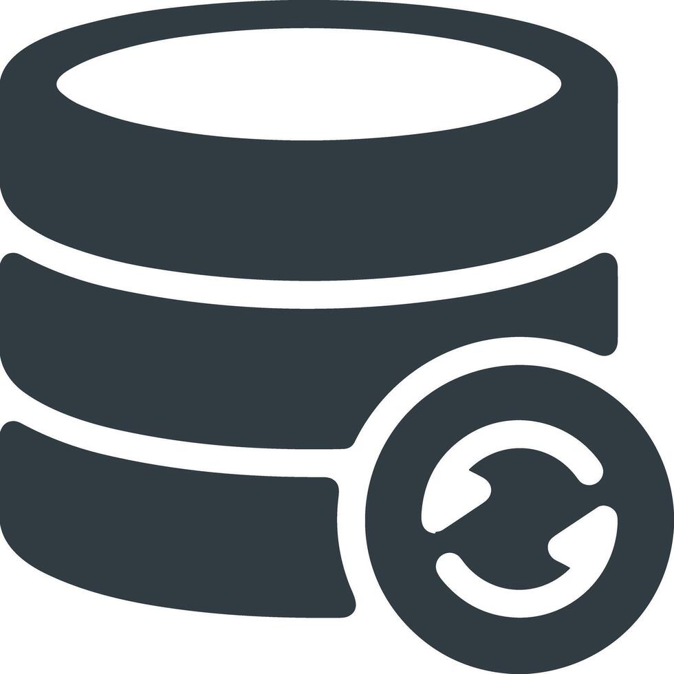 Storage data icon symbol image for database illustration vector