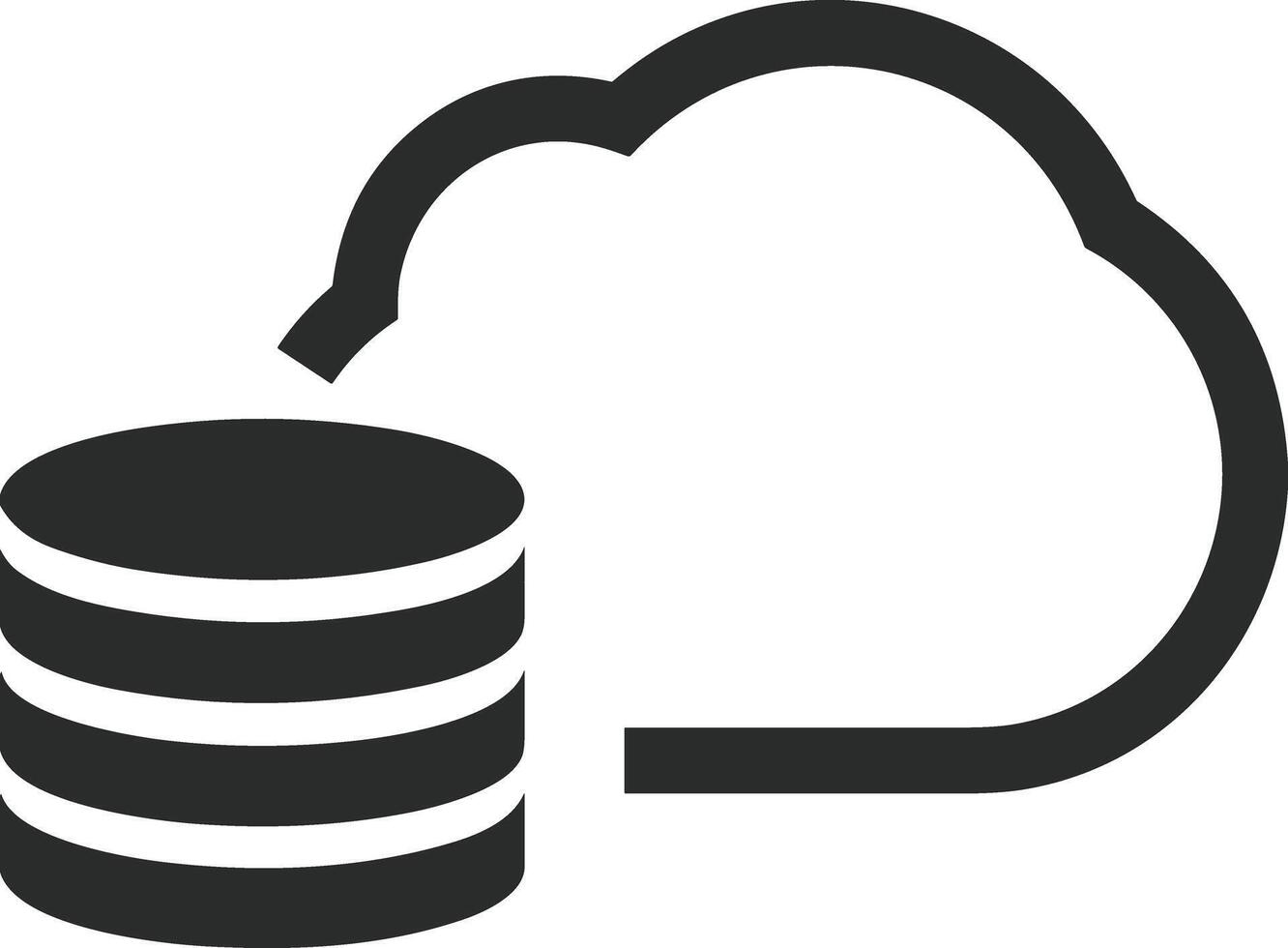 Storage data icon symbol image for database illustration vector