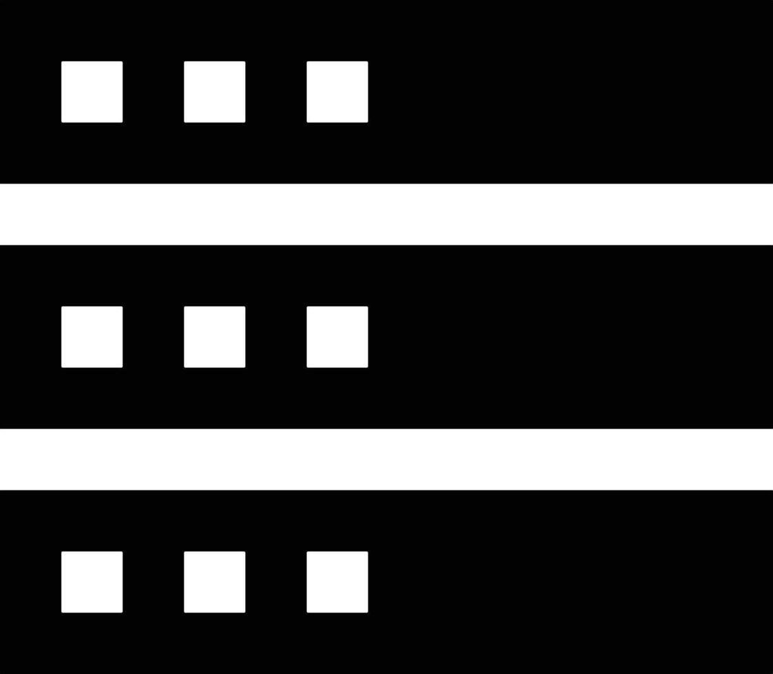 Storage data icon symbol image for database illustration vector