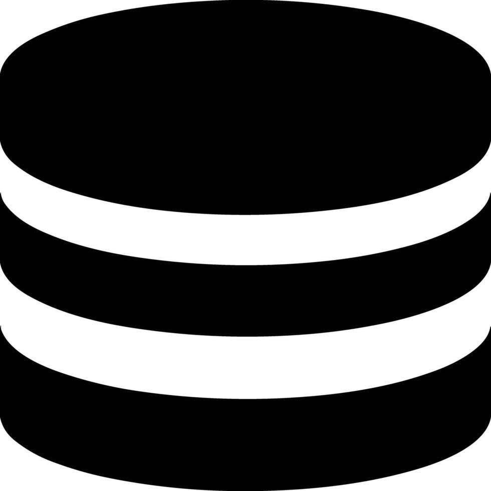 Storage data icon symbol image for database illustration vector