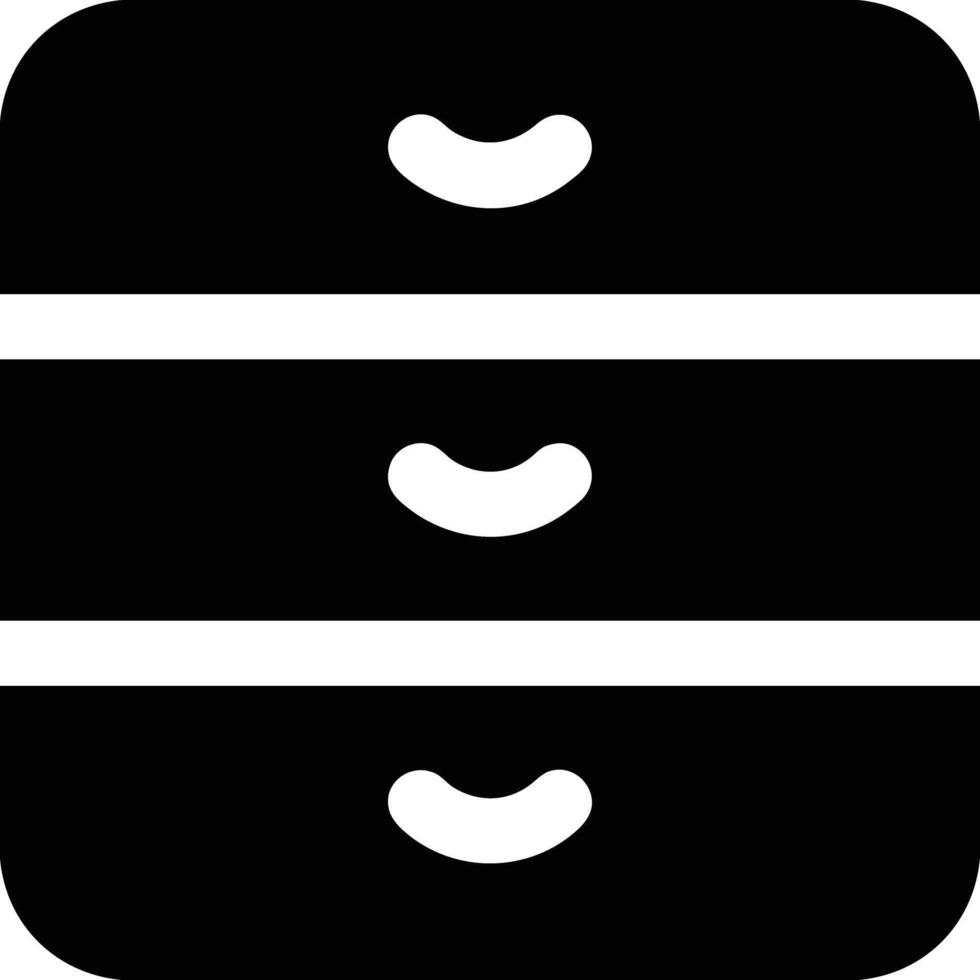 Storage data icon symbol image for database illustration vector