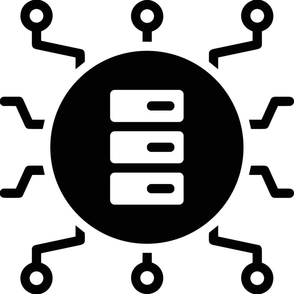 Storage data icon symbol image for database illustration vector