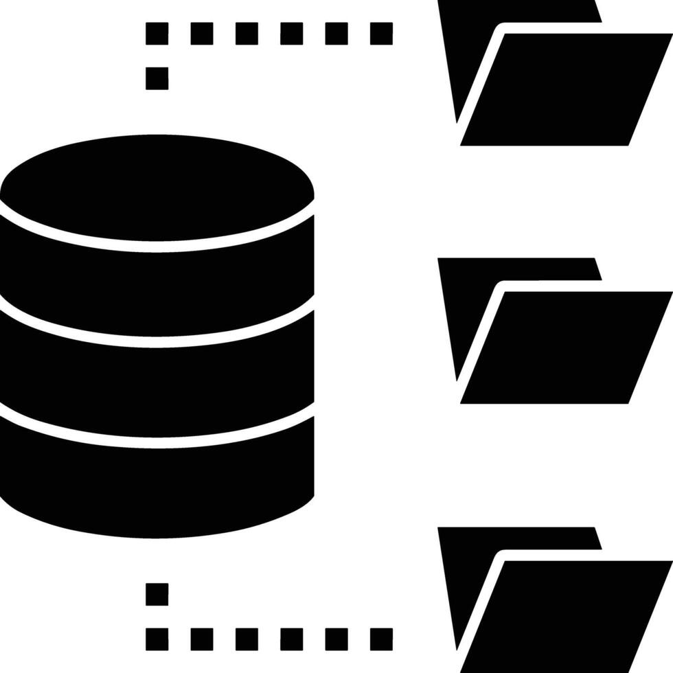 Storage data icon symbol image for database illustration vector