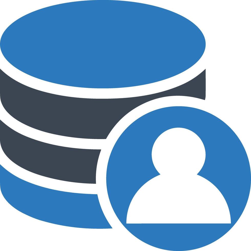 Storage data icon symbol image for database illustration vector