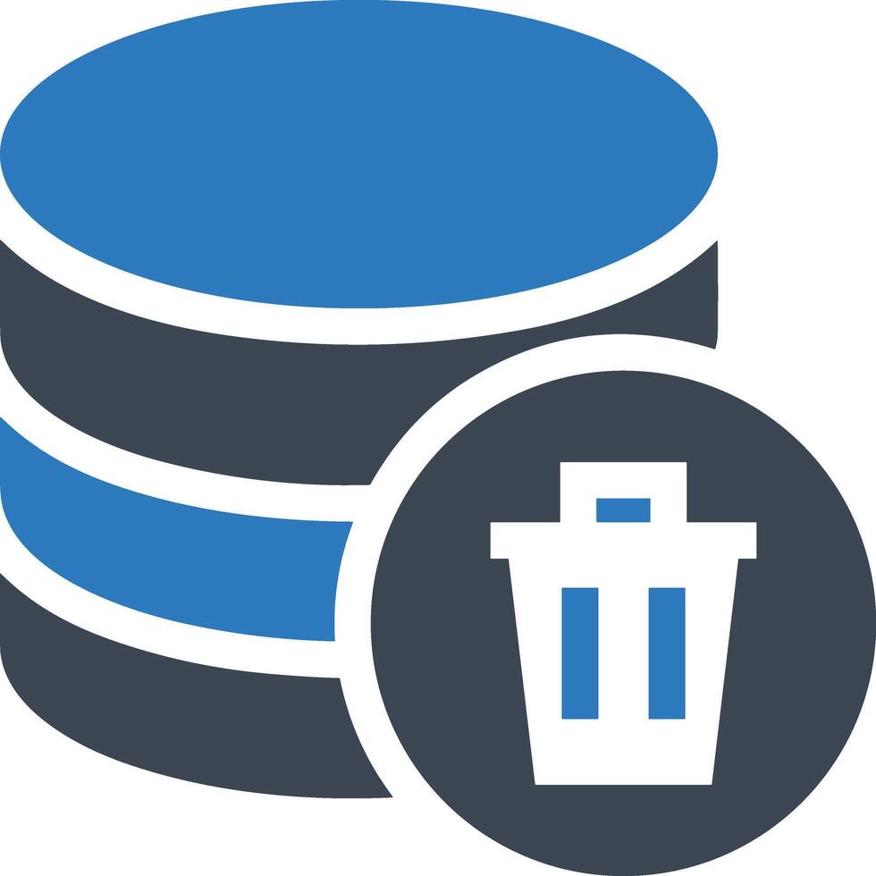 Storage data icon symbol image for database illustration vector