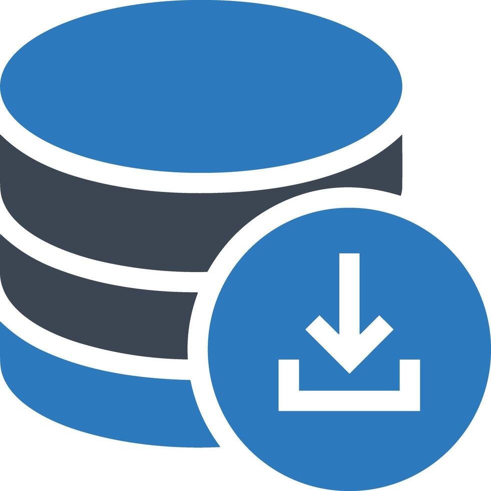 Storage data icon symbol image for database illustration vector