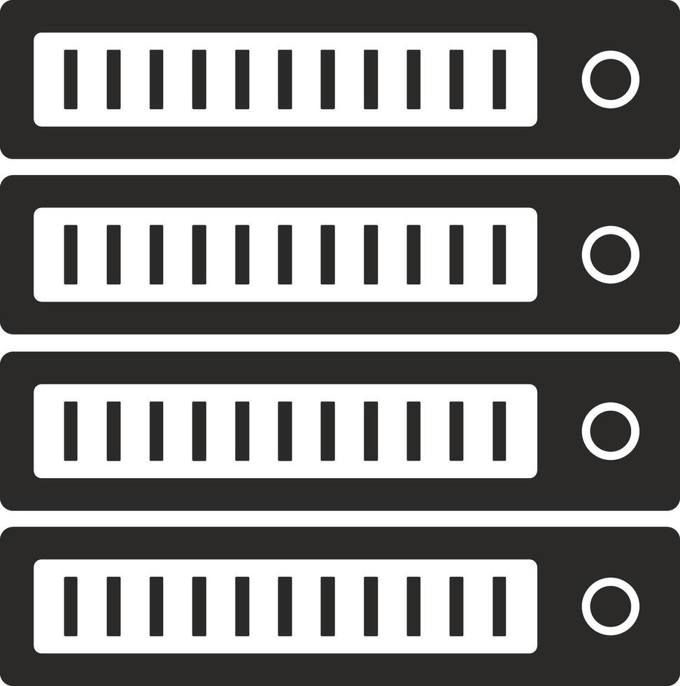 Storage data icon symbol image for database illustration vector