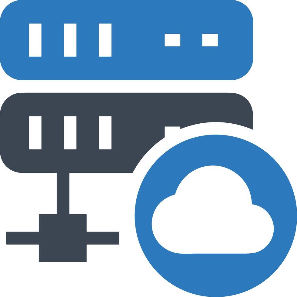 Storage data icon symbol image for database illustration vector
