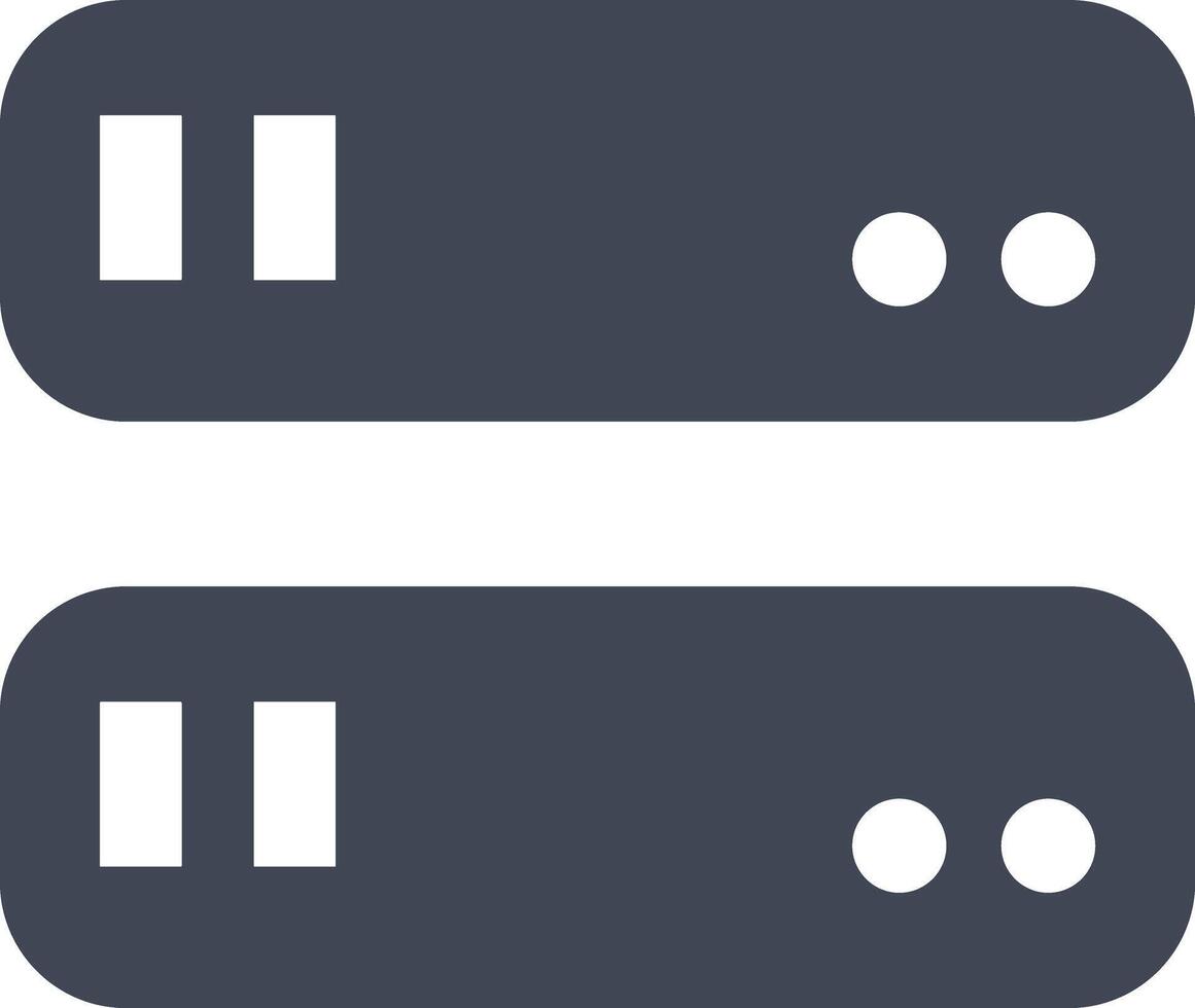 Storage data icon symbol image for database illustration vector