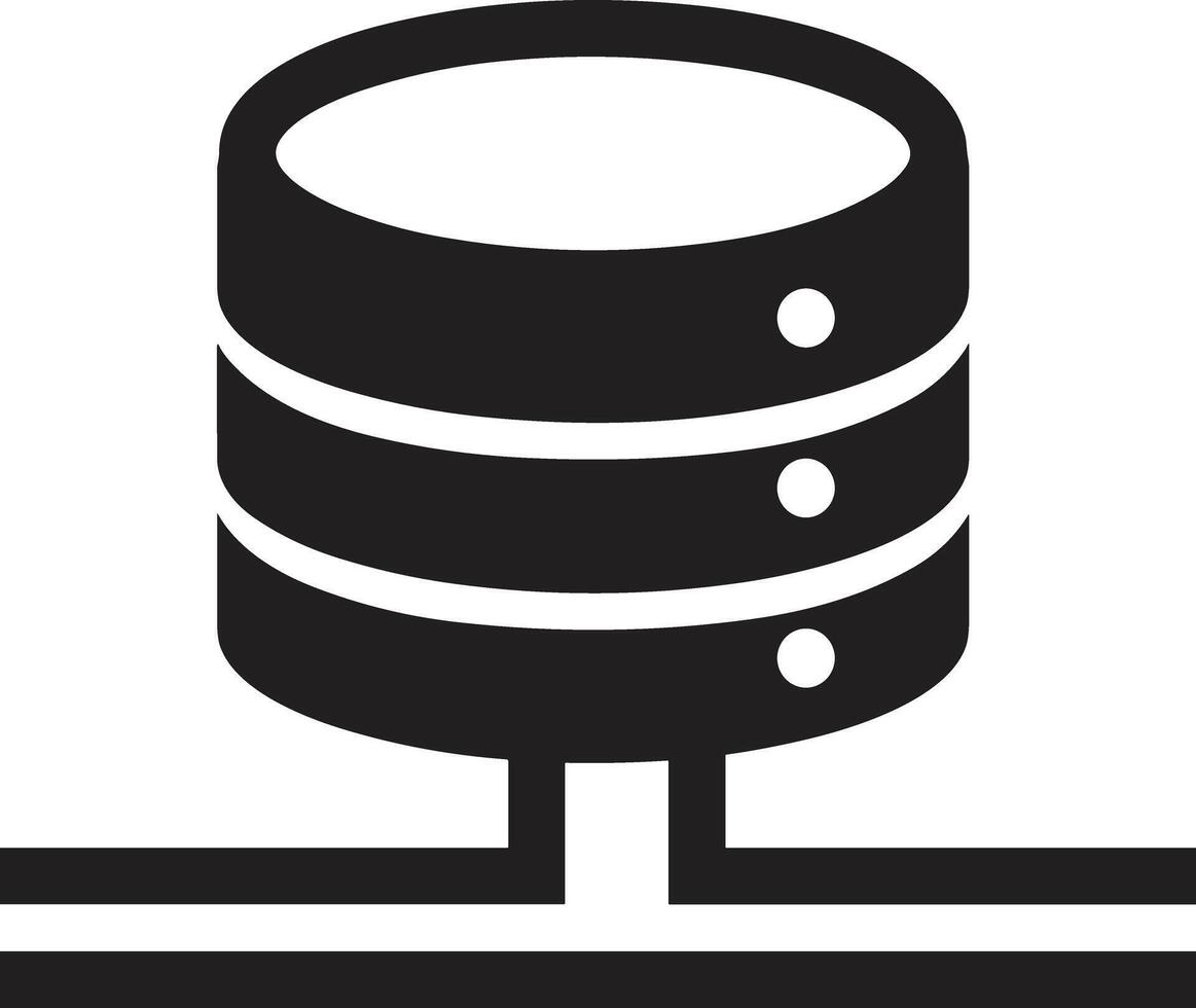 Storage data icon symbol image for database illustration vector