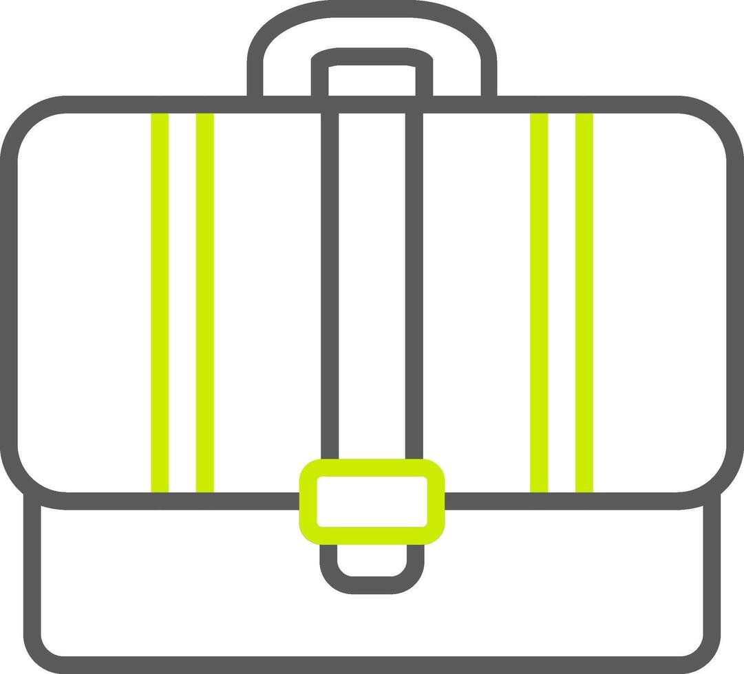 Portfolio Line Two Color Icon vector