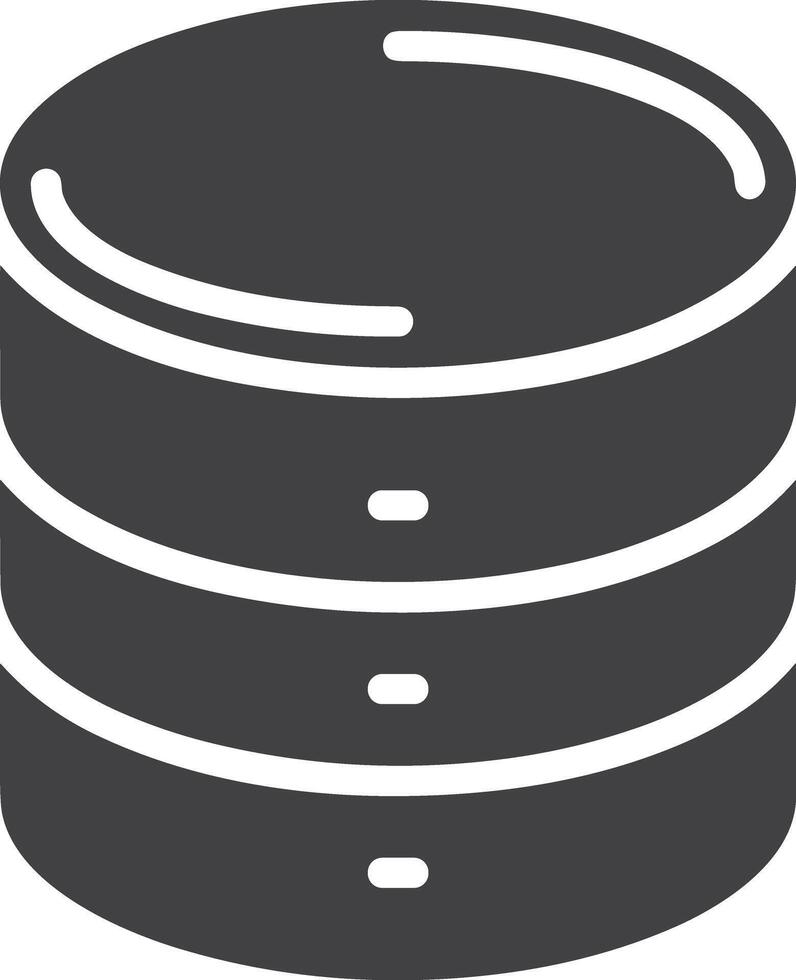 Storage data icon symbol image for database illustration vector