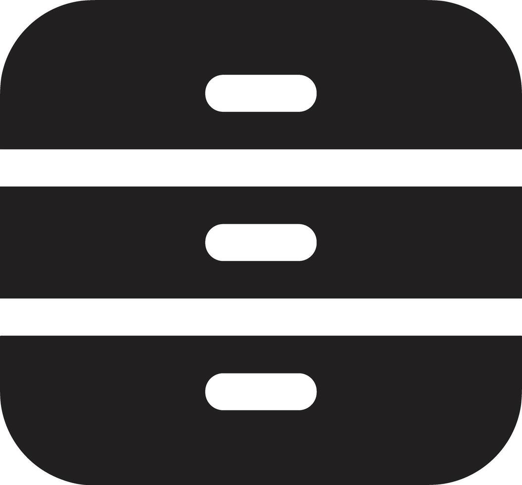 Storage data icon symbol image for database illustration vector