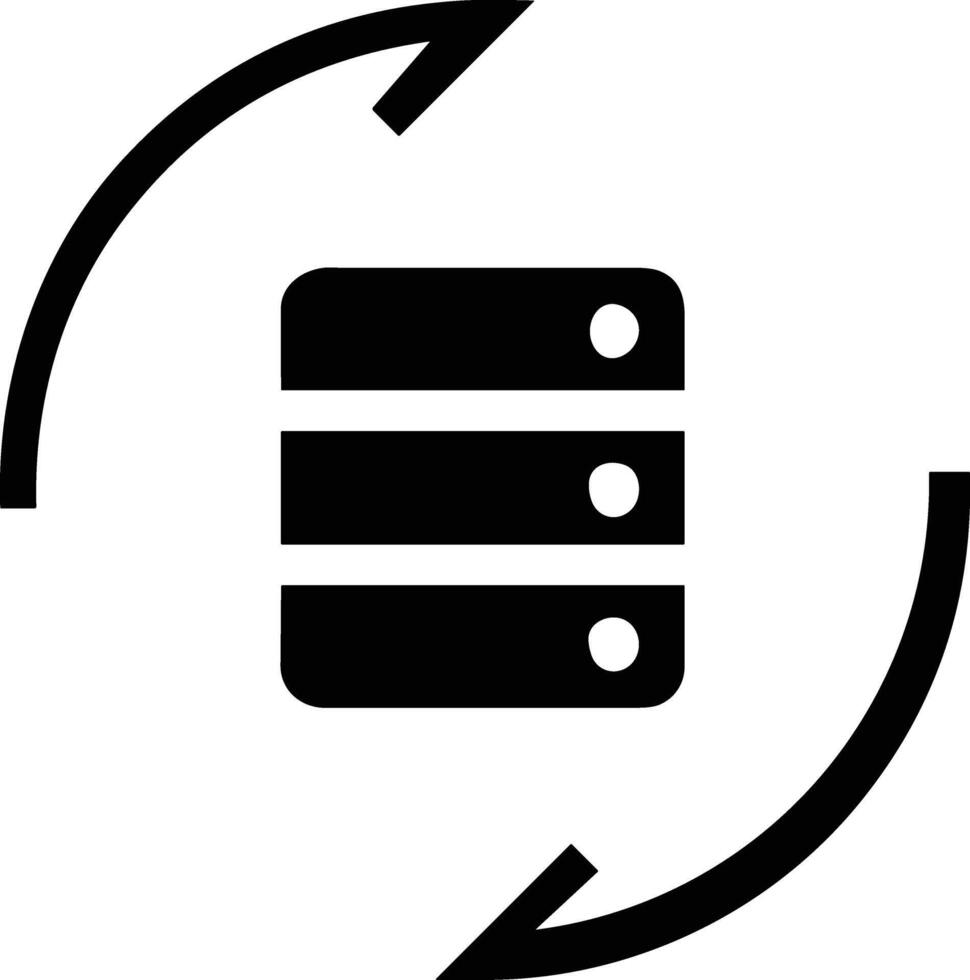 Storage data icon symbol image for database illustration vector